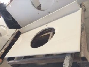 Személyre szabott fürdőszoba Quartz Vanity Top