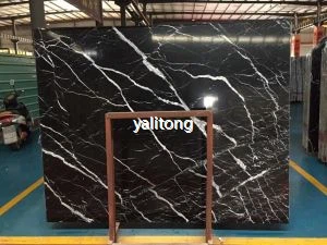 Kínai fekete marquina márvány fürdőszoba