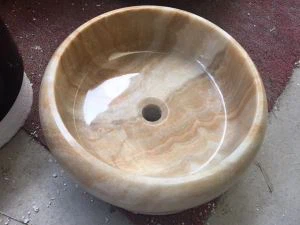 Faszemű Onyx mosogató edények