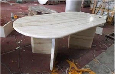 Természetes Onyx dohányzóasztal dekoráció